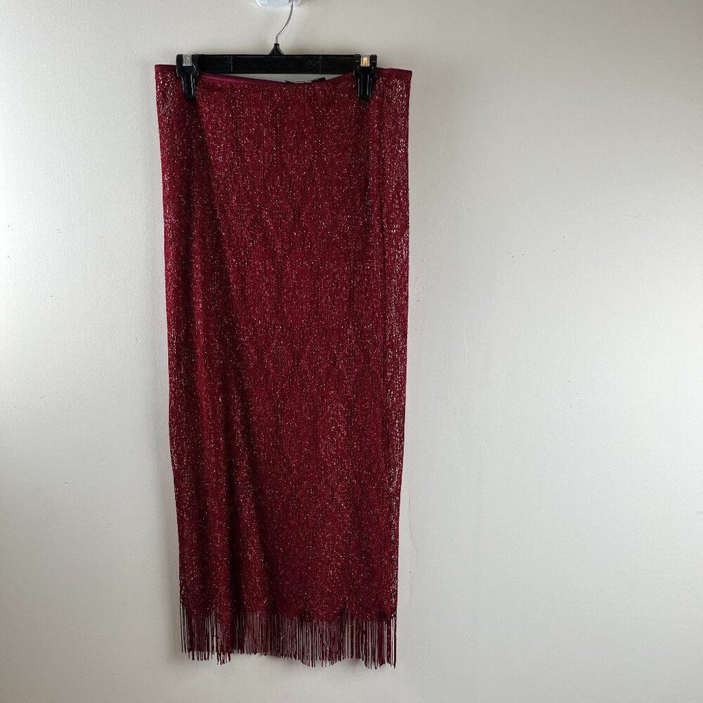Gianni Bernini Sequin Midi Skirt